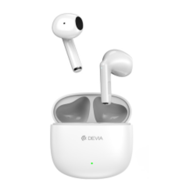 Écouteurs sans fil Bluetooth Devia TWS Lite1 – Blanc