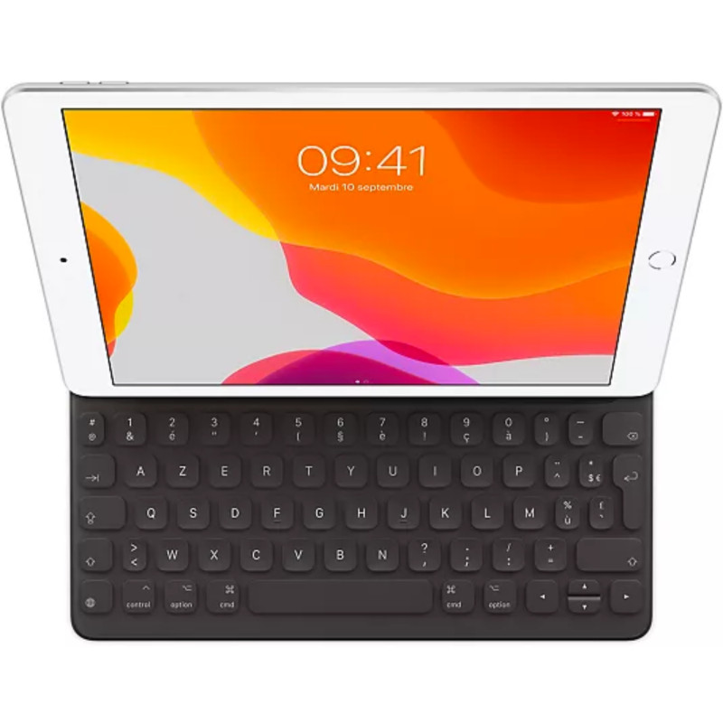 Apple Smart Keyboard pour iPad 7 / 8 / 9 / Air 3 / Pro 10,5" – QWERTY – Noir